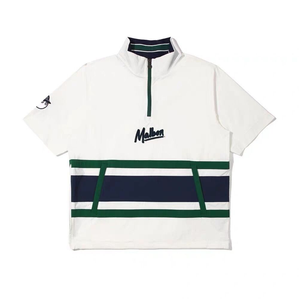 Malbon New Summer Golf Polo Shirts Summer Light Short Sleeve Sports Top